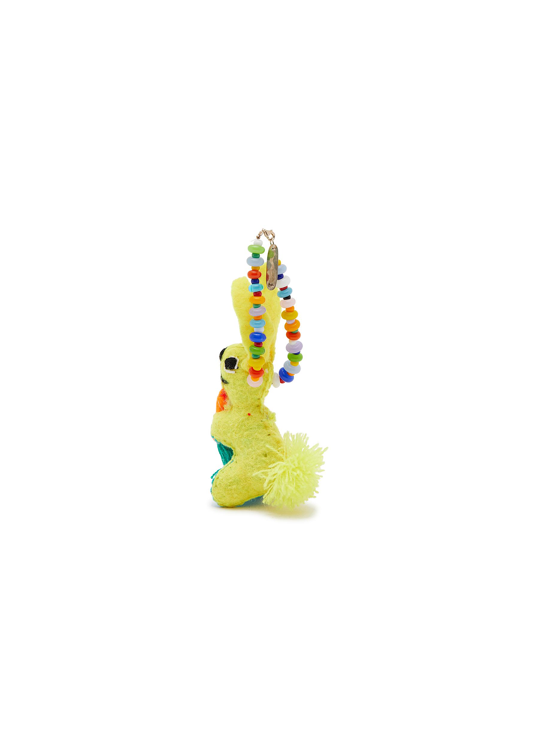 Animalito Rabbit Bag Charm — Yellow - Thumbnail 4