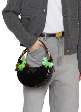 Figure View - Click To Enlarge - BUNNY SHAPIRO - Animalito Rabbit Bag Charm — Green