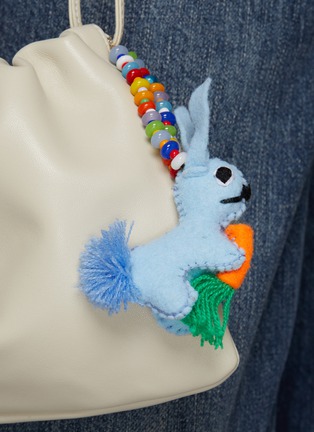 Detail View - Click To Enlarge - BUNNY SHAPIRO - Animalito Rabbit Bag Charm — Periwinkle