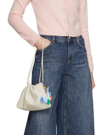 Figure View - Click To Enlarge - BUNNY SHAPIRO - Animalito Rabbit Bag Charm — Periwinkle