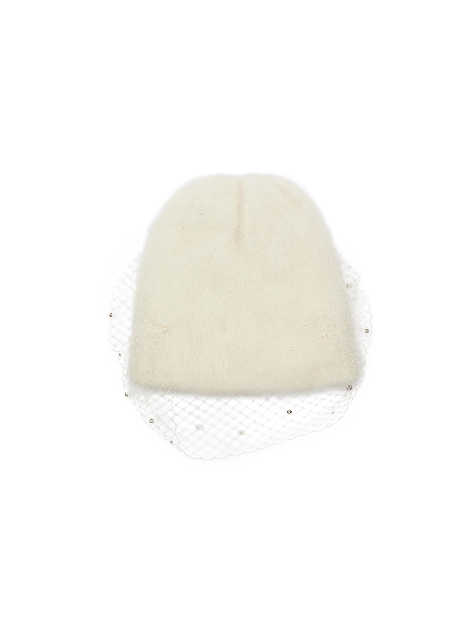 Shinelle Voilette Knit Beanie - Thumbnail 2