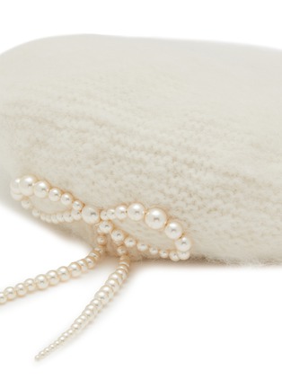 Detail View - Click To Enlarge - JENNIFER BEHR - Presley Bow Knit Beret