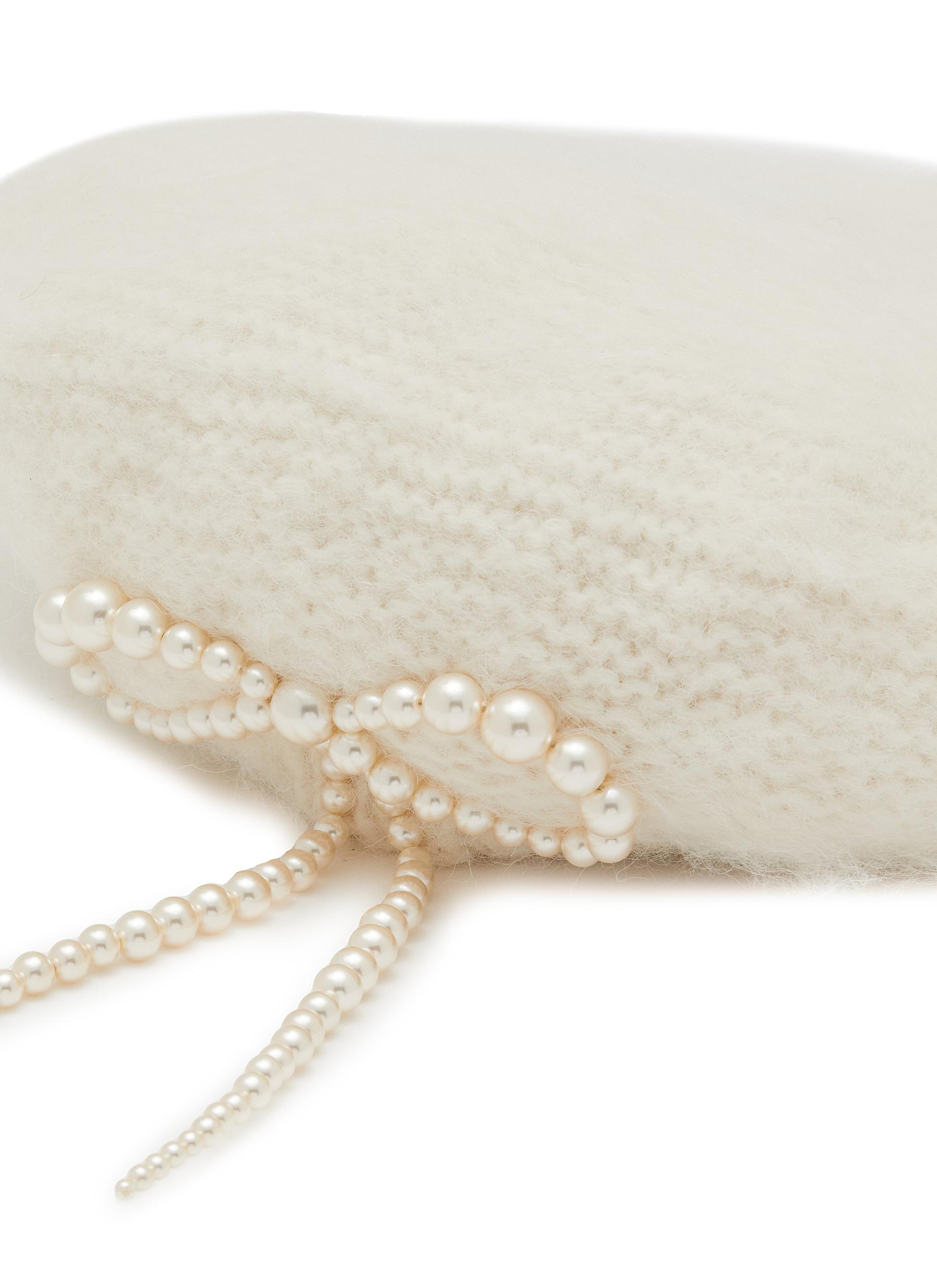 Presley Bow Knit Beret - Thumbnail 3