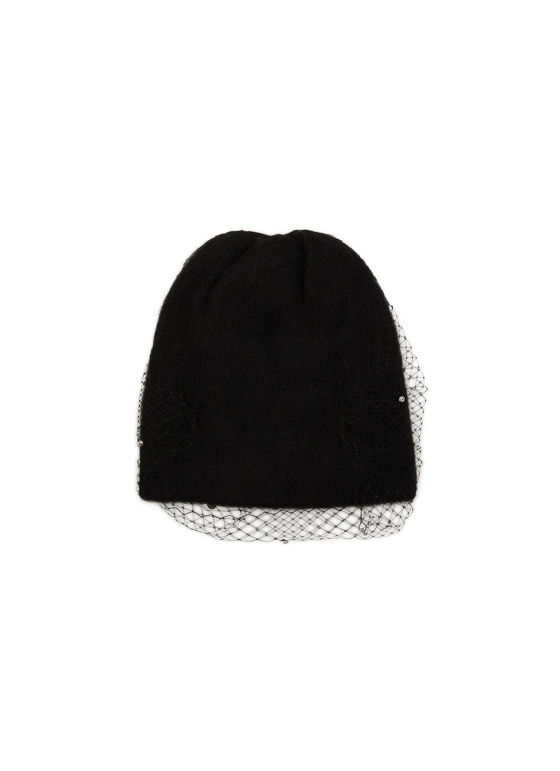 Shinelle Voilette Knit Beanie - Thumbnail 2