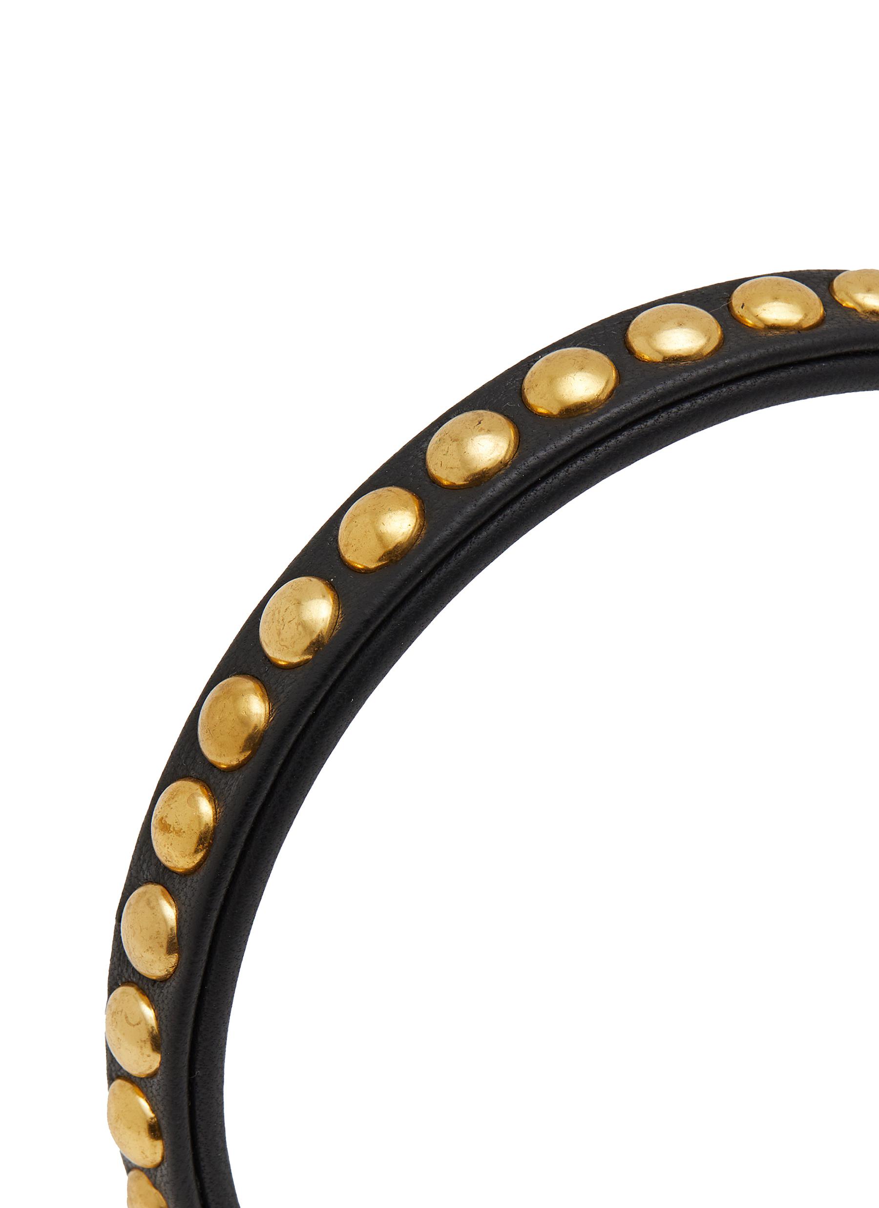 Parker Leather Studs Headband - Thumbnail 3