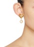 Figure View - Click To Enlarge - JENNIFER BEHR - Hayden Crystal Heart Earrings