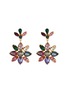 Main View - Click To Enlarge - JENNIFER BEHR - Vienna Gemstones Floral Earrings