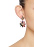 Figure View - Click To Enlarge - JENNIFER BEHR - Vienna Gemstones Floral Earrings