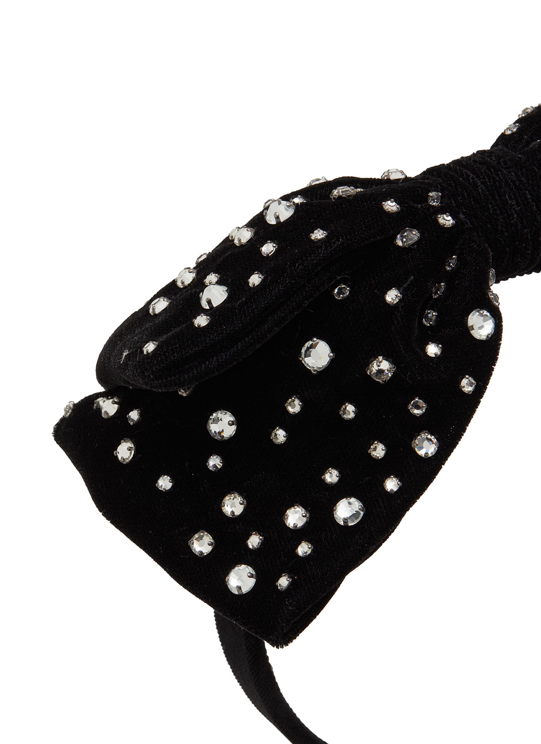 Loren Crystal Bow Headband - Thumbnail 3