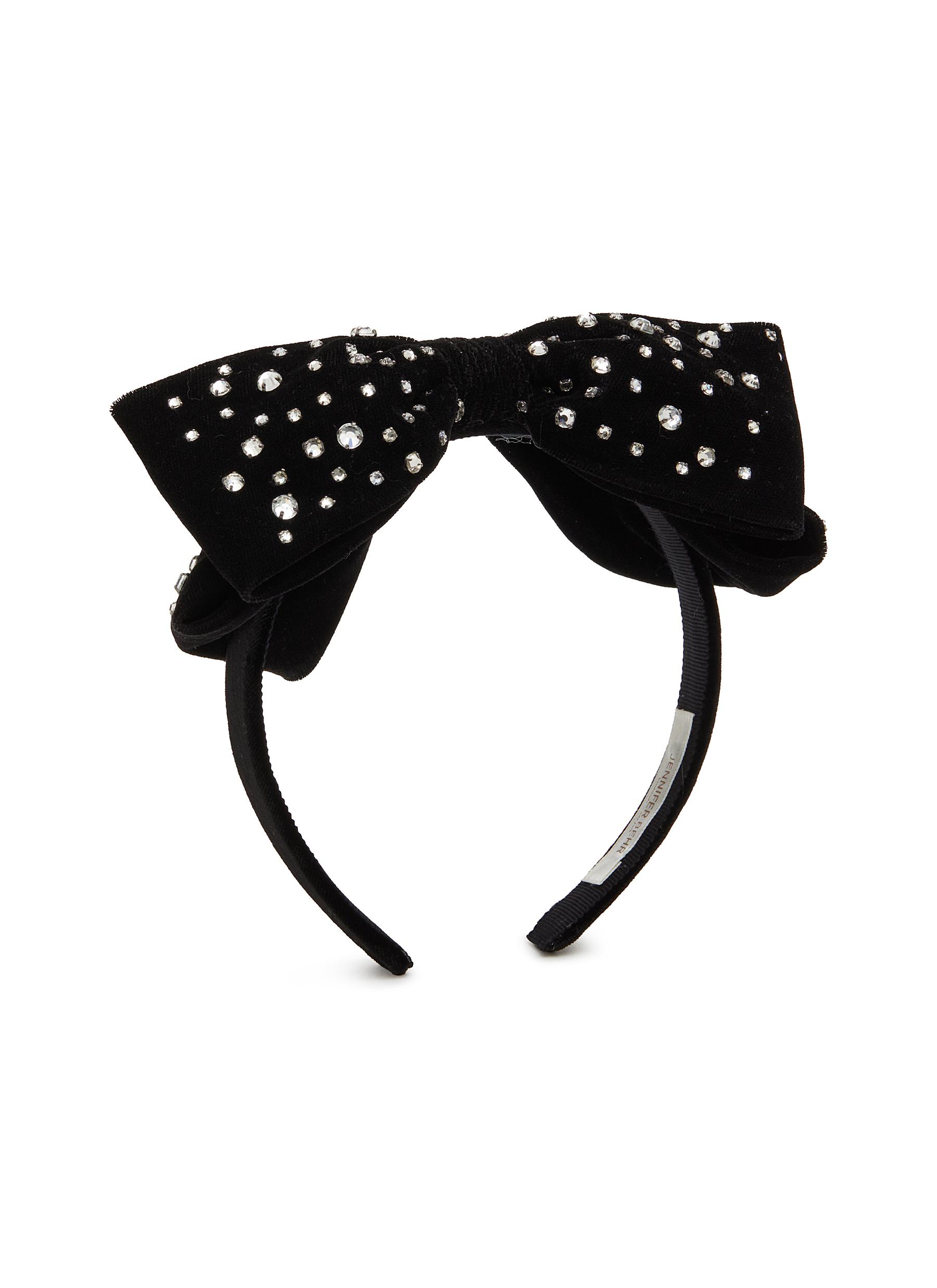 Loren Crystal Bow Headband - Thumbnail 2