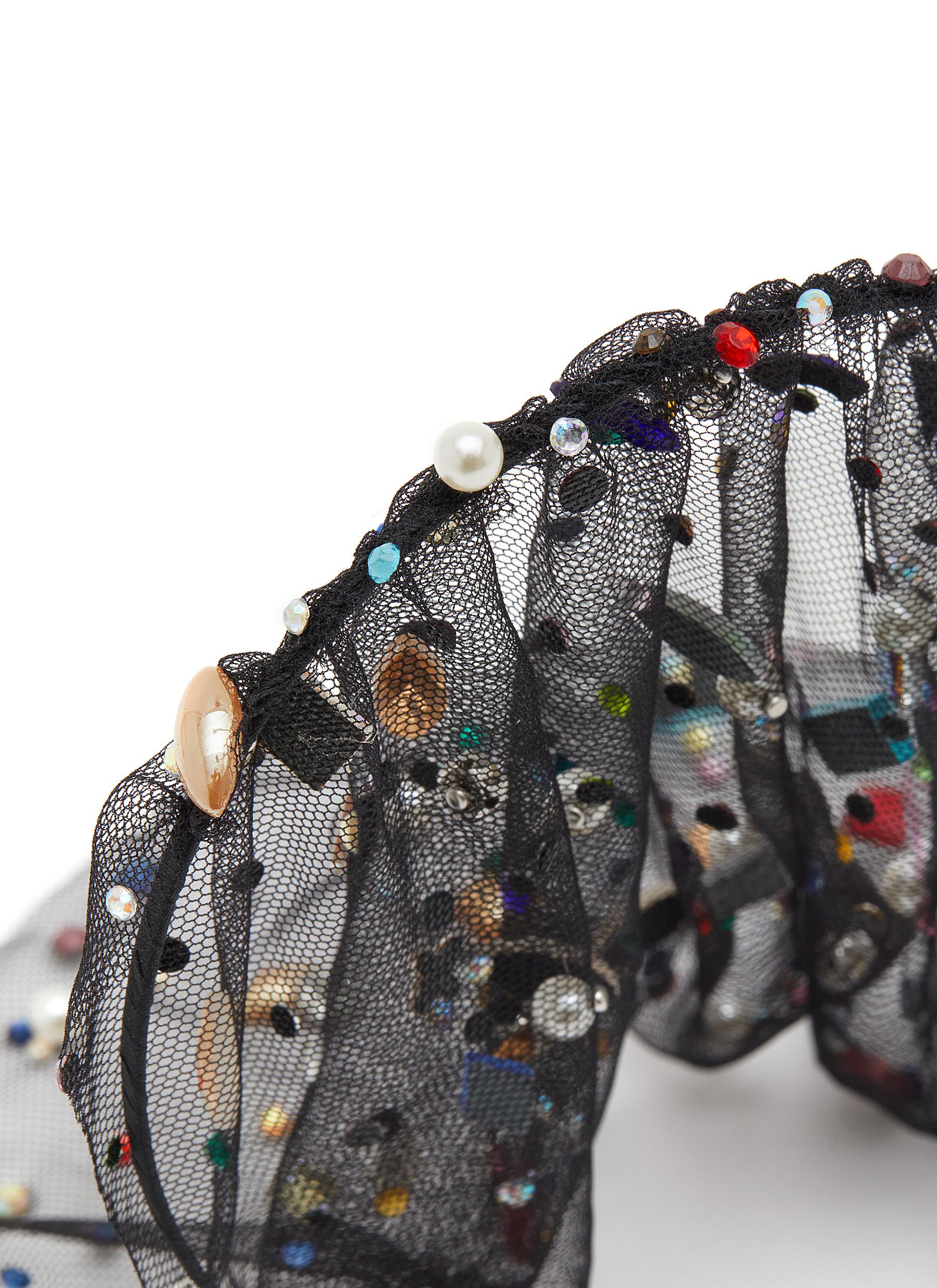 Chiara Veil Gemstone Headband - Thumbnail 3