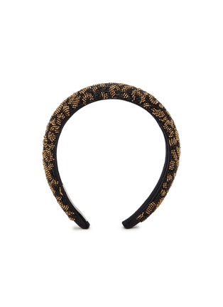 Main View - Click To Enlarge - JENNIFER BEHR - Aisha Embroidered Leopard Headband