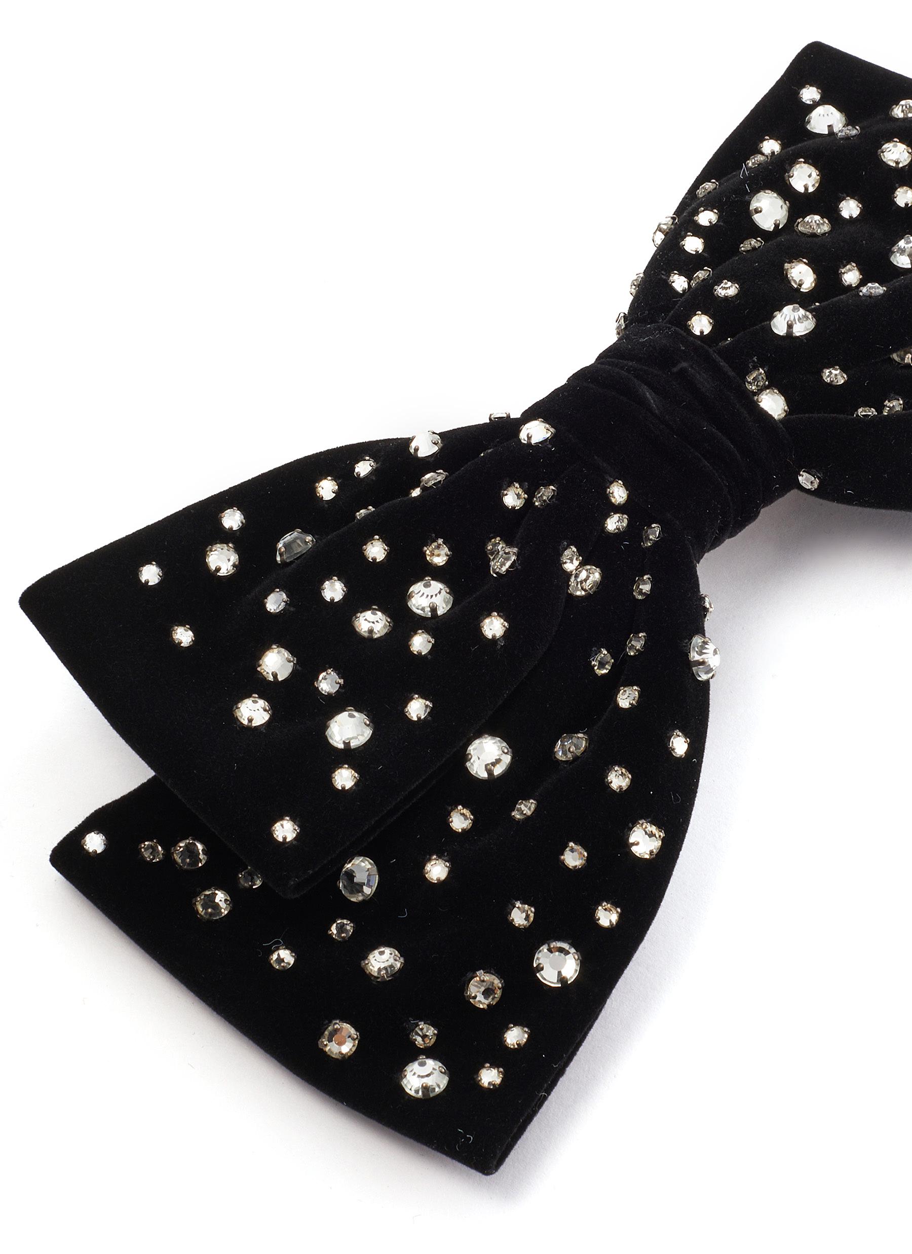 Loren Crystsl Bow Barrette - Thumbnail 3