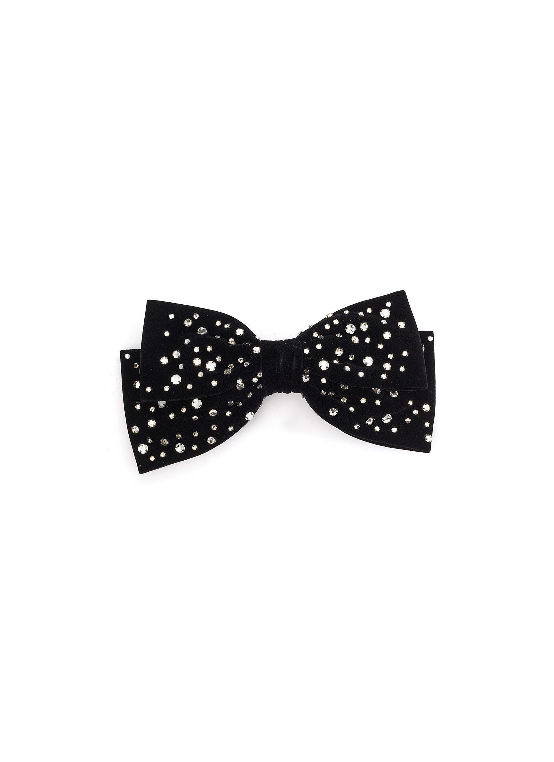 Loren Crystsl Bow Barrette