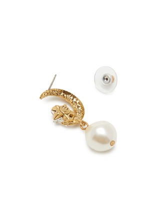 Detail View - Click To Enlarge - JENNIFER BEHR - Lune Gold-Toned Faux Pearl Earrings