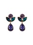 Main View - Click To Enlarge - JENNIFER BEHR - Rily Gemstones Crystal Peacock Earrings