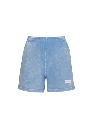 Main View - Click To Enlarge - ALEXANDERWANG - Elasticated Cotton Shorts