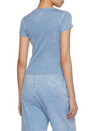 Back View - Click To Enlarge - ALEXANDERWANG - Bodywear Short Sleeve Cotton T-shirt