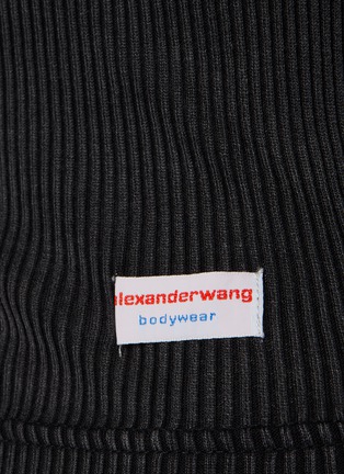  - ALEXANDERWANG - Ribbed Crewneck Cotton T-Shirt