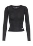 Main View - Click To Enlarge - ALEXANDERWANG - Ribbed Crewneck Cotton T-Shirt