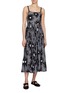 Figure View - Click To Enlarge - PEPA POMBO - Lotus Midi Dress