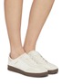 Figure View - Click To Enlarge - ADIDAS - x CLOT Gazelle By EC Low Top Women's Sneakers