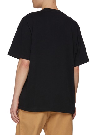 Back View - Click To Enlarge - JW ANDERSON - Diorama Graphic Print Cotton T-Shirt