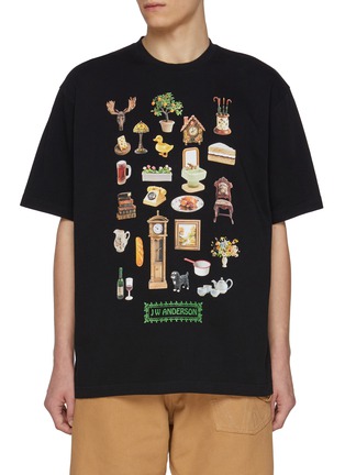 JW ANDERSON | Diorama Graphic Print Cotton T-Shirt