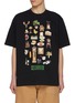 Main View - Click To Enlarge - JW ANDERSON - Diorama Graphic Print Cotton T-Shirt