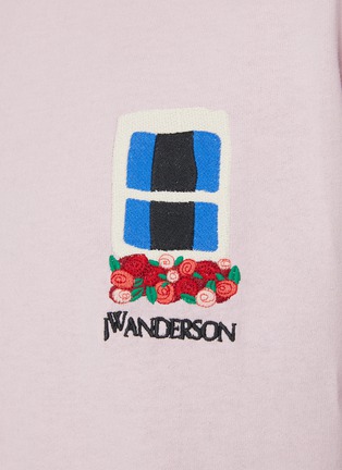  - JW ANDERSON - Window Chest Embroidery Cotton T-shirt