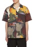 Main View - Click To Enlarge - JW ANDERSON - Camp Collar Abstract Print Cotton Shirt