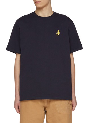 Main View - Click To Enlarge - JW ANDERSON - Anchor Embroidered T-shirt