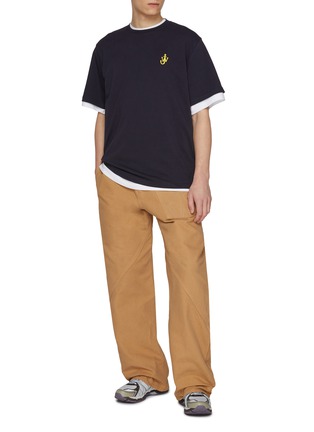 Figure View - Click To Enlarge - JW ANDERSON - Anchor Embroidered T-shirt