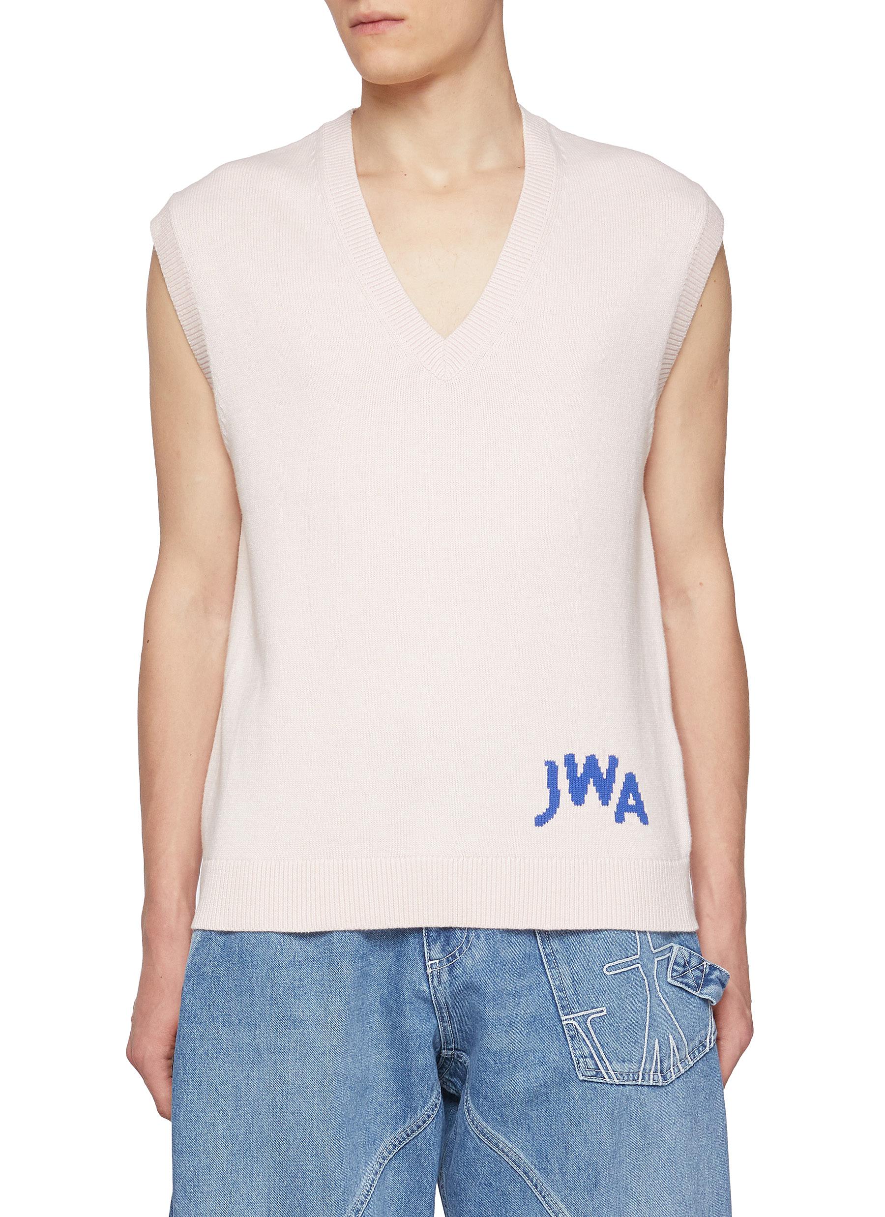 トップス NKNIT V-neck KNIT vest Womens Sweater Vest Sleeveless V Neck Crop Top Casual Knit