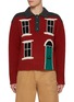 Main View - Click To Enlarge - JW ANDERSON - House Knit Polo Wool Sweater