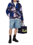 Figure View - Click To Enlarge - JW ANDERSON - Denim Cargo Shorts