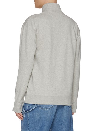 Back View - Click To Enlarge - JW ANDERSON - Half Zip Cotton Sweater