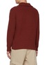 Back View - Click To Enlarge - JW ANDERSON - Oversized Collar Half Zip Sweater