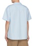 Back View - Click To Enlarge - JW ANDERSON - Camp Collar Balloon Embellishment Linen Cotton Shirt