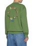 Back View - Click To Enlarge - JW ANDERSON - Anchor Embroidered Diorama Print Cotton Sweatshirt