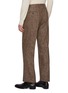 Back View - Click To Enlarge - LARDINI - Attitude Donegal Tweed Wool Pants