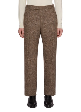 Main View - Click To Enlarge - LARDINI - Attitude Donegal Tweed Wool Pants