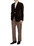 Figure View - Click To Enlarge - LARDINI - Attitude Donegal Tweed Wool Pants