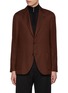 Main View - Click To Enlarge - LARDINI - Single Breasted Cashmere Wool Silk Blazer