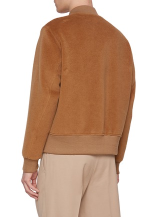 Back View - Click To Enlarge - LARDINI - Attitude Wool Bomber Jacket