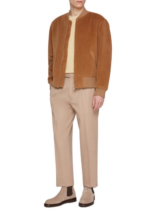 Figure View - Click To Enlarge - LARDINI - Attitude Wool Bomber Jacket