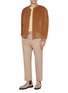 Figure View - Click To Enlarge - LARDINI - Attitude Wool Bomber Jacket