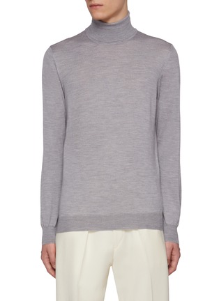 Main View - Click To Enlarge - LARDINI - Turtleneck Wool Sweater