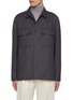 Main View - Click To Enlarge - LARDINI - Cashmere Flannel Overshirt