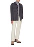 Figure View - Click To Enlarge - LARDINI - Cashmere Flannel Overshirt